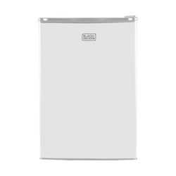 Black+Decker 2.5 cu ft White Steel Compact Refrigerator 75 W