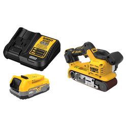 DEWALT 20V MAX XR Brushless Cordless 3”x21” Belt Sander with20V MAX POWERSTACK Battery Kit