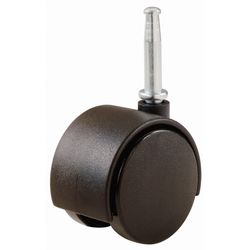 Shepherd Hardware 2 in. D Swivel Plastic Twin Caster 75 lb 2 pk