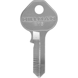 HILLMAN Traditional Key Padlock Key Blank Single For Master Locks Silver