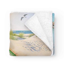 Xplorer Maps 50 in. H X 58 in. L Fleece South Carolina Blanket