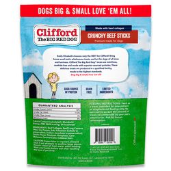 Clifford the Big Red Dog Beef Sticks Grain Free Treats For Dogs 3.1 oz 1 pk