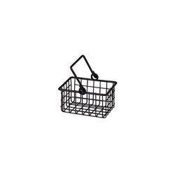 Spectrum Grid 3.25 in. L X 3.8 in. W X 2.5 in. H Black Packet Basket