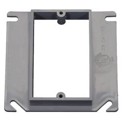 Cantex EZ Box Rectangle PVC 1 gang Mud Ring