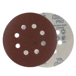 Ace 5 in. Aluminum Oxide Hook and Loop Sanding Disc 60 Grit Coarse 50 pk