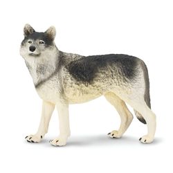 Safari Ltd. Wildlife Wonders Wolf Toy Gray/White
