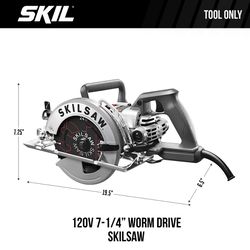 SKIL 15 amps 7-1/4 in. Corded Worm Drive Circular Saw