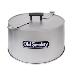 Old Smokey Products 21 in. Large Charcoal Grill Silver