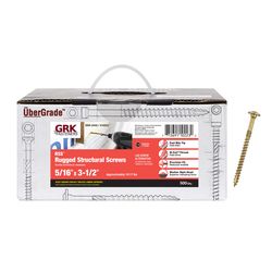 GRK Fasteners 5/16 in. X 3-1/2 in. L Star Hex Head W-Cut Structural Screws