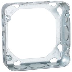 Raco 29.5 cu in Square Metal 2 gang Extension Ring Gray
