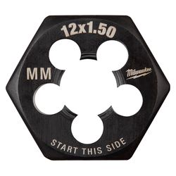 Milwaukee Metric M12x1.5 mm Hex Threading Die