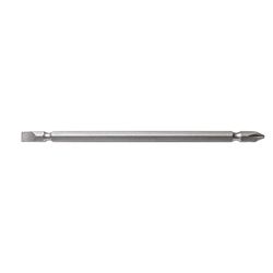 Century Drill & Tool Phillips/Slotted #2/#8-10 X 6 in. L Double-Ended Screwdriver Bit S2 Tool Steel