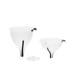 OXO Good Grips White 7 in. H Plastic 16 Funnel Set