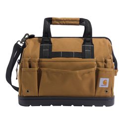 Carhartt 10 in. W X 16 in. H Polyester Molded Tool Bag 34 pocket Brown 1 pc