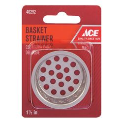 Ace 1-1/2 in. D Chrome Replacement Strainer Basket