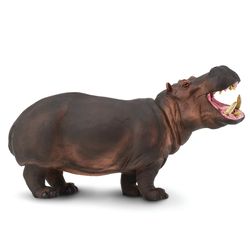 Safari Ltd. Wildlife Wonders Hippopotamus Toy Brown