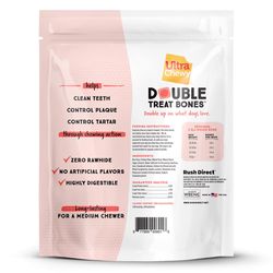 Ultra Chewy Double Treat Liver Chews For Dogs 22.4 oz 8 pk