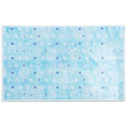 Olivia's Home 21 in. W X 33 in. L Blue Watercolor Polyester Accent Rug