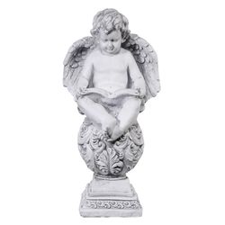 Alpine Resin/Stone Gray 24 in. Statue