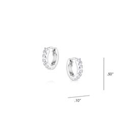 Montana Silversmiths Women's Darling Hoop Silver Earrings