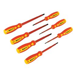 Performance Tool Phillips/Slotted Electrical Screwdriver Set 7 pc