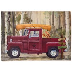Olivia's Home 22 in. W X 32 in. L Multi-Color Birch Drifter Polyester Accent Rug