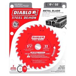 Diablo Steel Demon 5-7/8 in. D X 20 mm TiCo Hi-Density Carbide Metal Saw Blade 32 teeth 1 pk