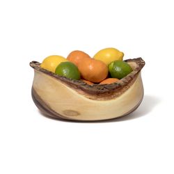 Lipper International Natural Acacia Wood Rustic Serving Bowl 10 in. D 1 pc