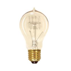Satco 40 W A19 Specialty Incandescent Bulb E26 (Medium) Soft White 1 pk