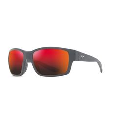 Maui Jim Mangroves Sunglasses Men's Matte Black Frame Hawaii Lava Lens Polarized