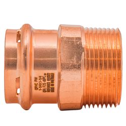 QuickFitting 1-1/4 in. Press in. MNPT in. Copper Adapter