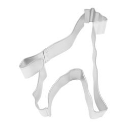 R&M International Corp 5 in. W X 5 in. L Giraffe Cookie Cutter Silver 1 pc