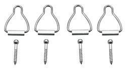 Prime-Line Silver Aluminum Window Latch 1/16 in. W X 1-9/16 in. L For Spline Channel 4 pk