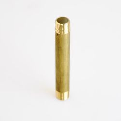 ATC 1/2 in. MPT X 1/2 in. D MPT Yellow Brass Nipple 5-1/2 in. L
