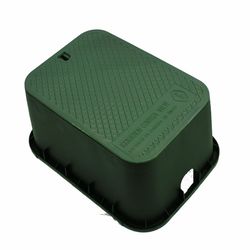 Dura 12 in. W X 17 in. D X 12 in. H Rectangular Valve Box with Lid Green