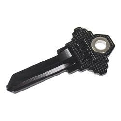 Lucky Line Magnetic House Key Blank Single For Schlage Black