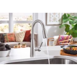 Moen Sperry One Handle Stainless Steel Motion Sensing Pull-Down Kitchen Faucet