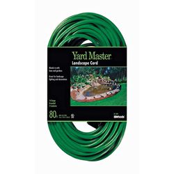 Woods Yard Master Outdoor 80 ft. L Green Extension Cord 16/3