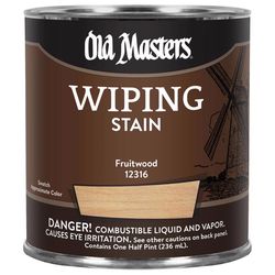 Old Masters Semi-Transparent Fruitwood Oil-Based Wiping Stain 1/2 pt