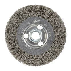 Milwaukee 4 in. Crimped Wire Wheel Brush Carbon Steel 12000 rpm 1 pc