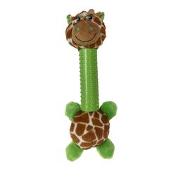 Boss Pet Pet Park Blvd For Dog Brown/Green Sillies Giraffe Dog Toy 1 pk