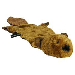 Hyper Pet Critter Skinz For Dog Brown Fabric Beaver Squeaky Dog Toy Extra Large 1 pk