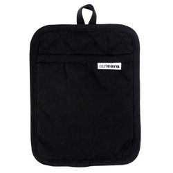 Cat Cora Black Cotton Pot Holder