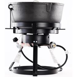 King Kooker 60000 BTU Cast Iron Jambalaya Cooker Kit 10 gal