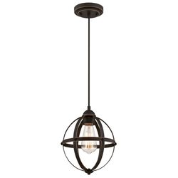 Westinghouse Stella Mira Oil Rubbed Bronze Brown 1 lights Mini Pendant Light