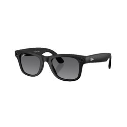 Ray-Ban META WAYFARER - GEN 2 Smart Sunglasses Unisex Matte Black Frame Graphite Lens Polarized