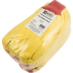Kinco Men's Indoor/Outdoor Knit Wrist Chore Gloves Red/Yellow L 5 pair