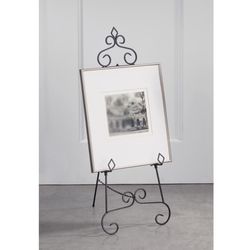 Tripar 35.5 in. H X 17.4 in. L Matte Black Metal Keller Easel