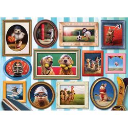 Eurographics Lucia Heffernan Wild Sports Jigsaw Puzzles Multicolored 500 pc
