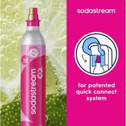 SodaStream Quick Connect Pink 60 L CO2 Cylinder 1 pk